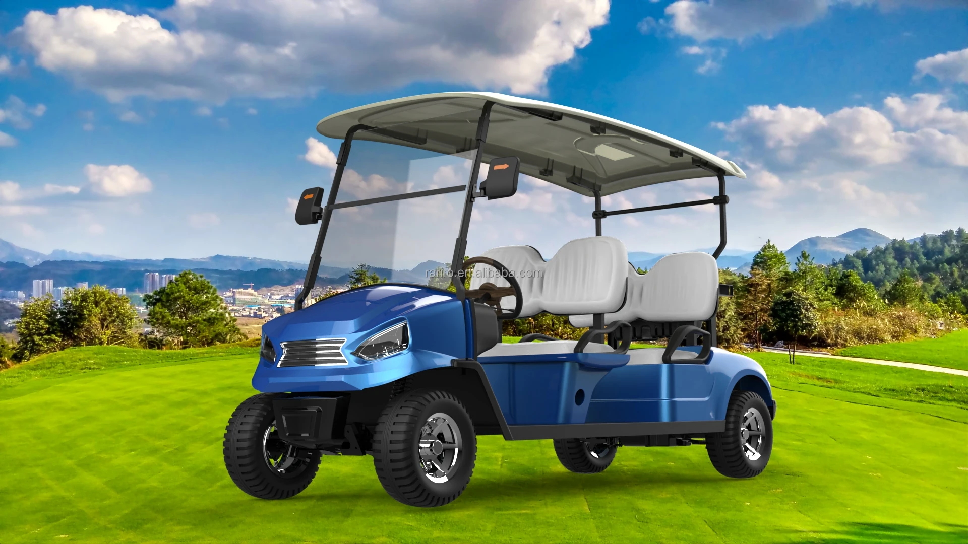 cheap chinese 4 seaters electric golf cart new club cars
