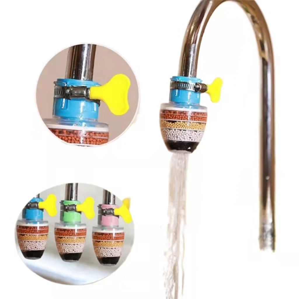 Japan Mini Home Silicon Splash Kitchen Sink Water Faucet Tap Filter Portable Carbon Mini Plus Faucet Filter