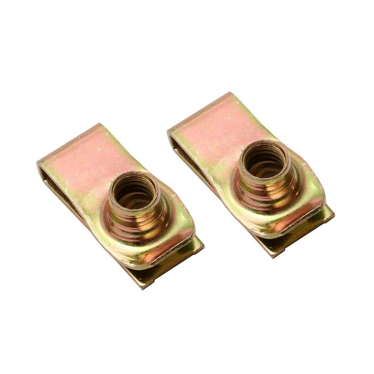 Customized Oem Odm Non-standard Fasteners M4 M5 M6 M8 Stainless Steel Metal Motor Motorcycle Car U U-type Clip Nuts  