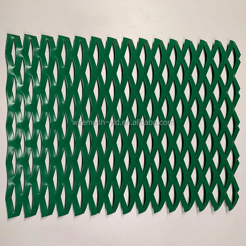 Современный дизайн из нержавеющей стали Алмазная Расширенная металлическая сетка для офисного здания декоративное применение