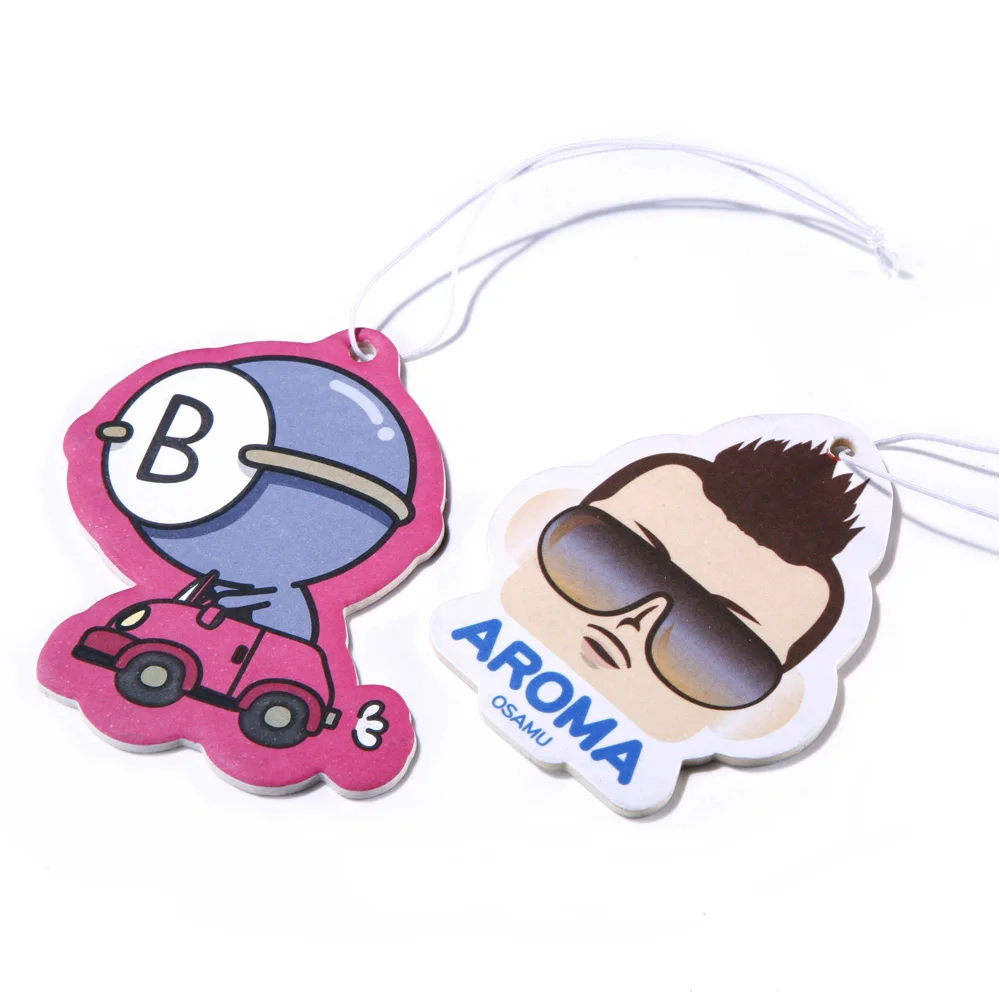 Custom Logo Scents Air Freshener Brands Wholesale Hanging Paper Air Fresheners For Car