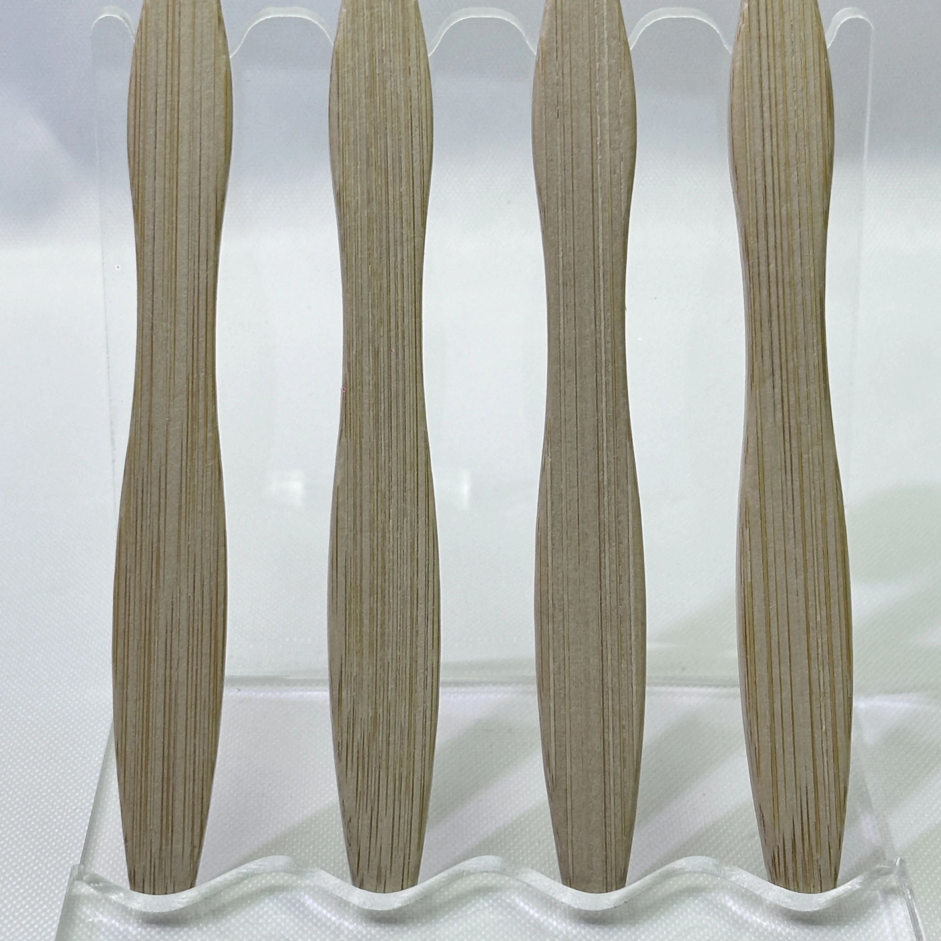 soft bamboo brush handle wood Black bristles bamboo toothbrush Wholesale adult toothbrush