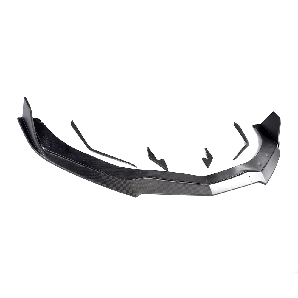 Real Carbon Fiber Front Bumper Lip Spoiler For Chevy Camaro SS Style 2014-2015