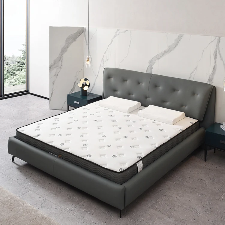 Luxury comfortable bed Independent Pocketed Spring mattress memory foam mattress