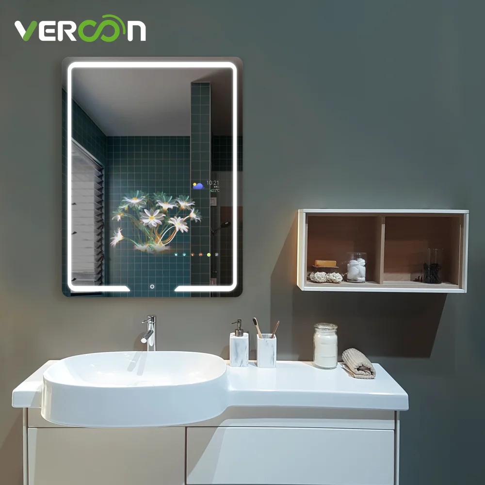 2024 Vercon developed touch screen High cost performance smart mirror smart mirror magic intelligent mirrors with wifi