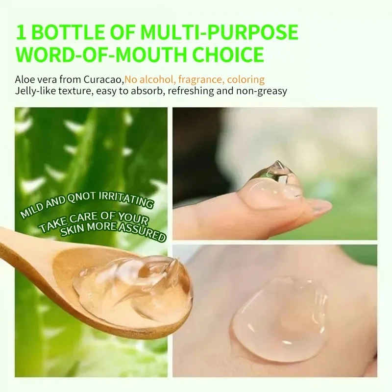 Private Label Oem Organic 100 Pure Aloe Vera Gel Face Skin Moisturizer Soothing Lightening Cream Gel De Aloe Vera Gel for face