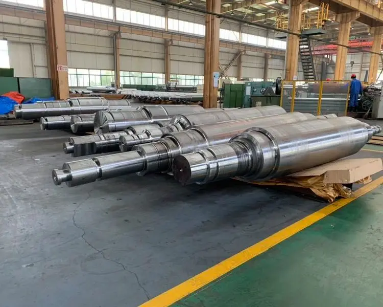 Customized low alloy structural steel shaft forgings for heavy machinery