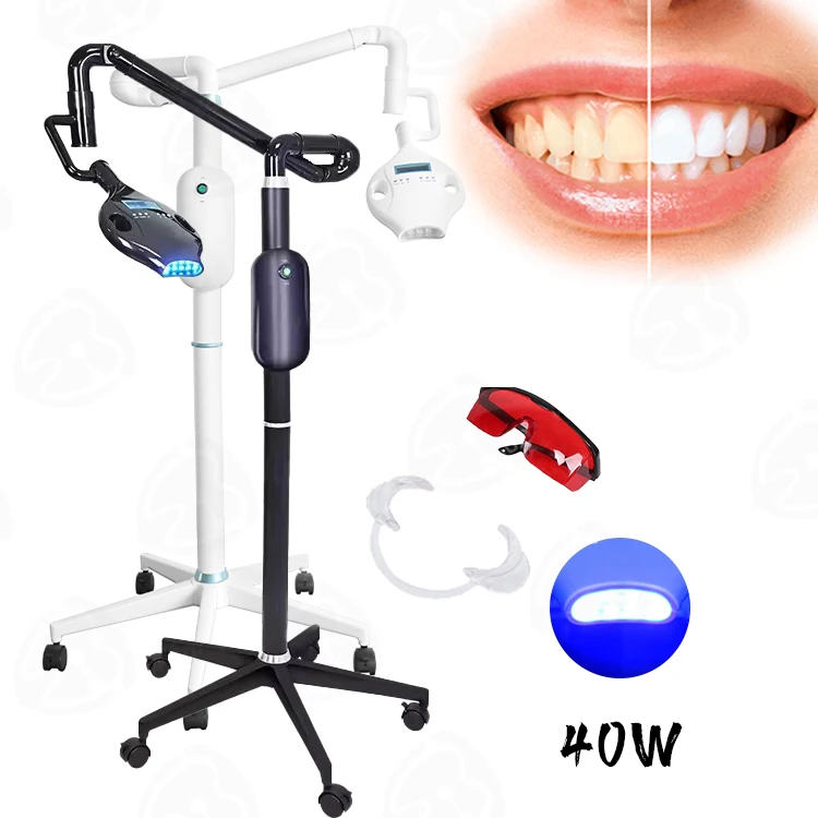 Wholesale Price whitening teeth machine led Portable whitening lamp dental Laser Mobile whitening teeth machine 40w