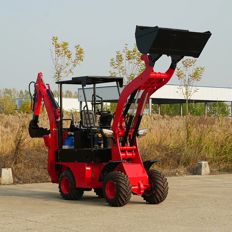 Construction equipment backhoe loader excavator articulated backhoe loader diesel wheel backhoe excavator loader
