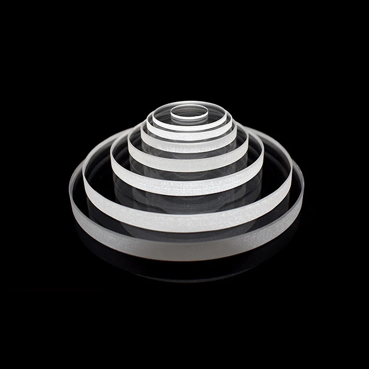 Customized heat resistant JGS1 JGS2 fused silica optical transparent quartz glass plate