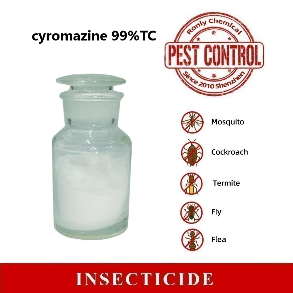 cyromazine 99% TC powder technical chemical material cas 66215-27-8 insektisida cyromazin,ciromazina