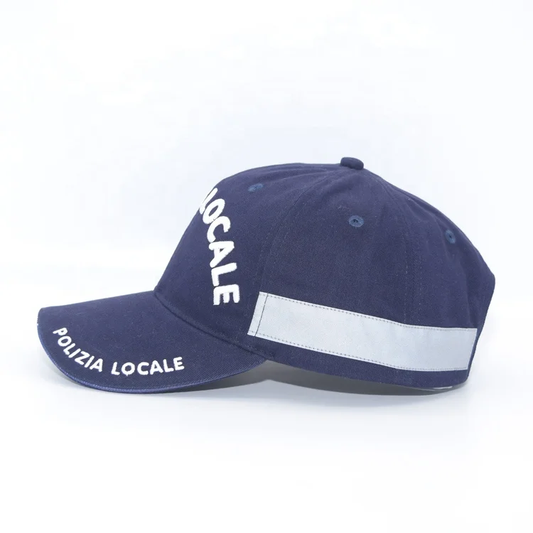 Italian worker cap customized outdoor sports cap washed reflective baseball cap