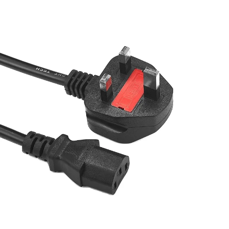UK BS1363 для C13 силовой кабель Type-G 3 пружинами IEC320 шнур питания ПК компьютер BS 13A 1