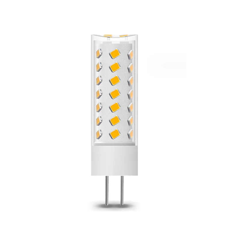 Новые продукты керамический корпус AC/DC12V 650lm g4 6w gy6.35 светодиодные лампы