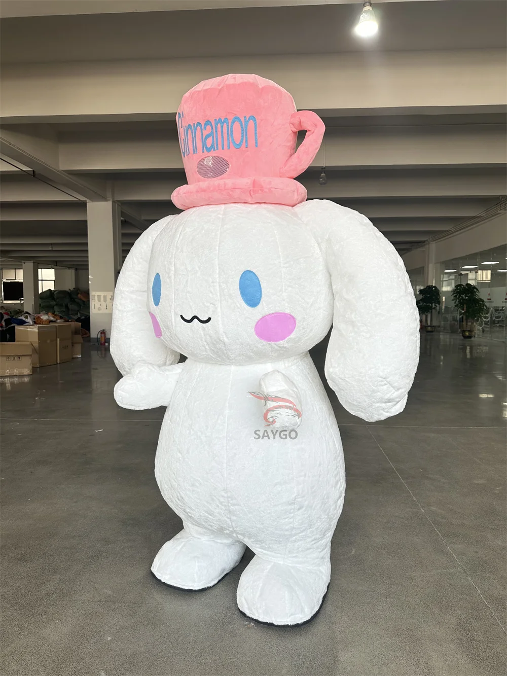 Promotion Lovely Cinnamon Inflatable Mascot Cute Advertising Cinnamon Dog Mascot Inflatable Costume For Adult