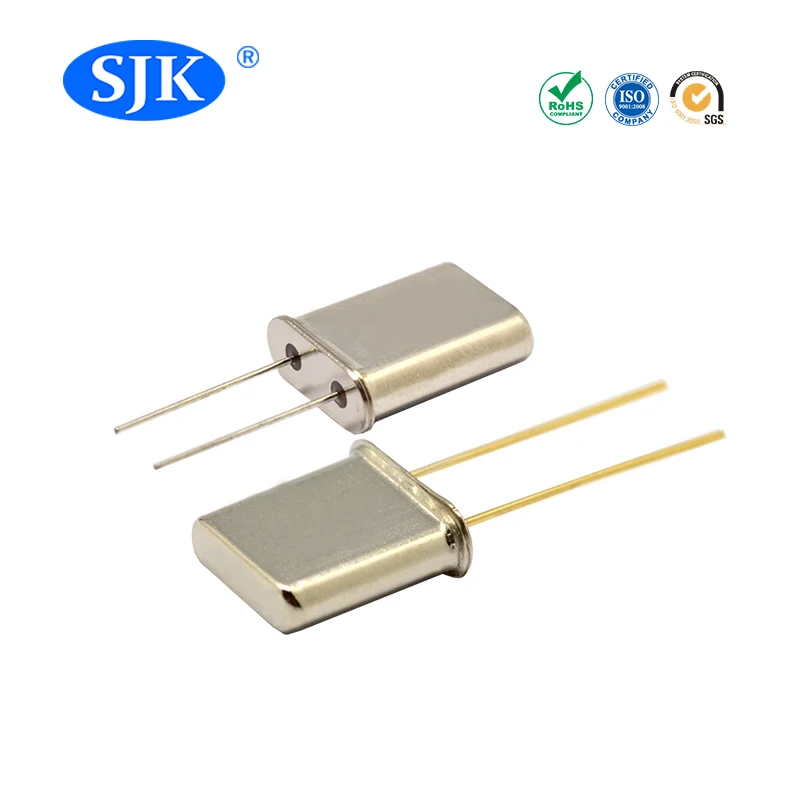 
HC-49U Dip Crystal Resonator 2 Pin Frequency 1.843MHz-150MHz 30ppm 7pF Size 13*11*4.6mm MHz Crystal Passive Electronic Component 