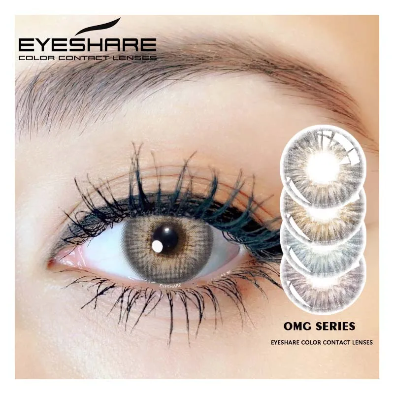 EYESHARE OMG Series Colored Contacts Lens Brown Contact Lenses Contact Lenses for Eyes