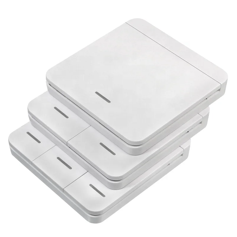 1/2/3 кнопочный настенный выключатель, 1/2 каналов, белая кнопка ВКЛ./ВЫКЛ., выключатель света, стандарт ЕС, США, России, выключатель питания