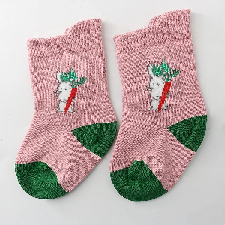 
Grips Infant and Toddler Girls/Boys Non Slip Tab Crew Baby Socks 