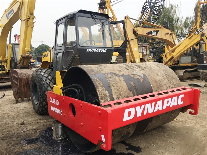 Дорожный каток dynapac CA251D CA30D высокого качества б/у по низкой цене дорожный