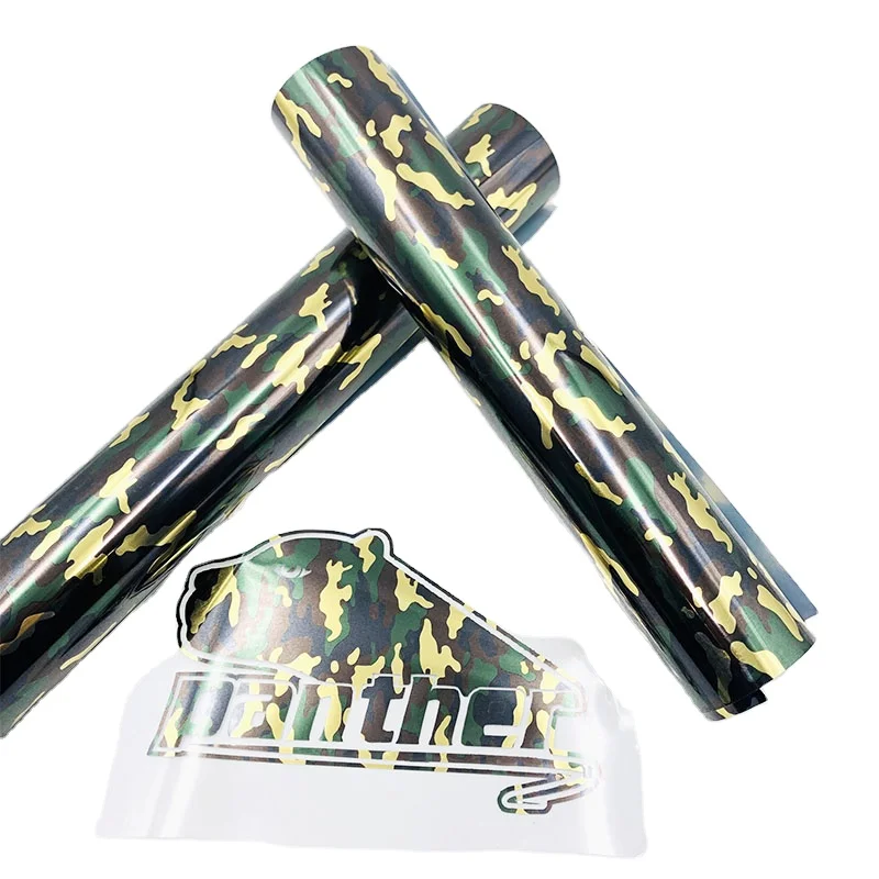 
Factory Price Clothing Textiles Camouflage Heat Transfer Vinyl Htv Roll 