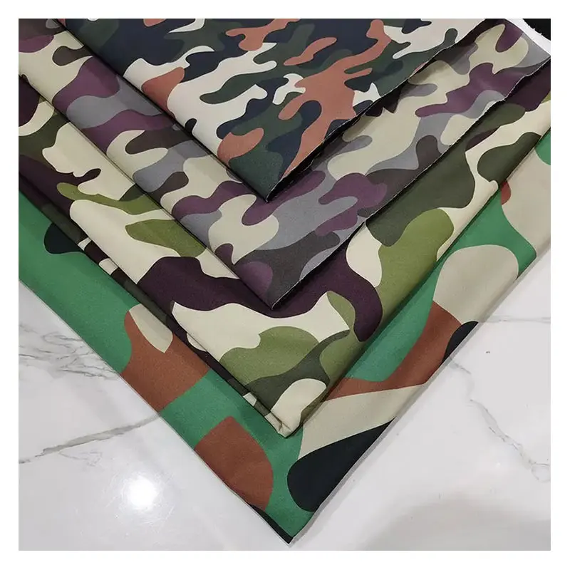 Yuyuan camouflage 3 layer softshell waterproof breathable polar fleece laminated tpu film functional fabric for outdoor coats