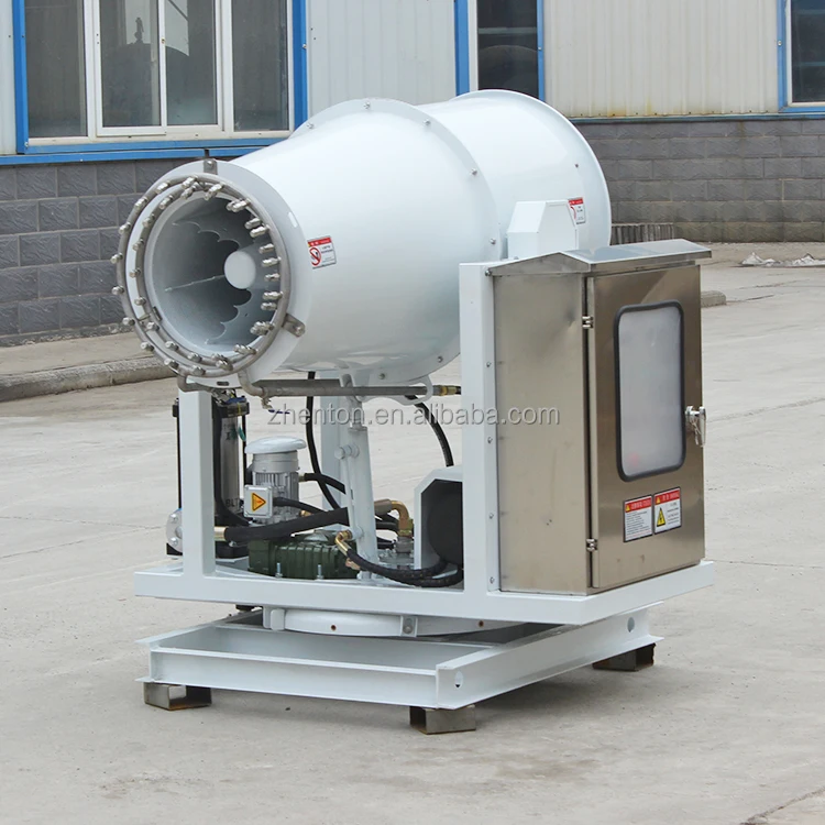 60m Fog Cannon Low Noise Construction Site Dust Suppression Pesticide Sprayer Playground Cannon Price Fog Machine Steam Sprayer