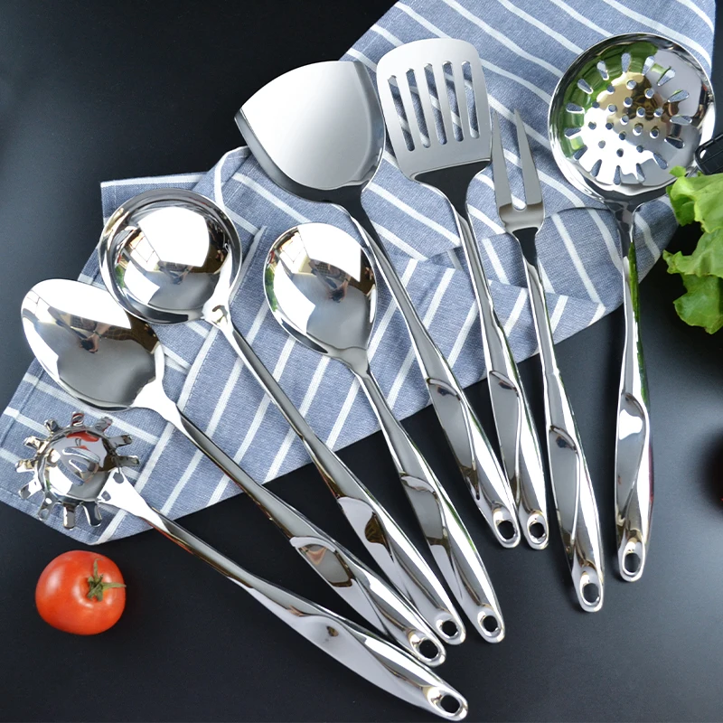 Food grade kitchenware cooking cookware set stainless steel kitchen utensils stainless steel cooking utensil set