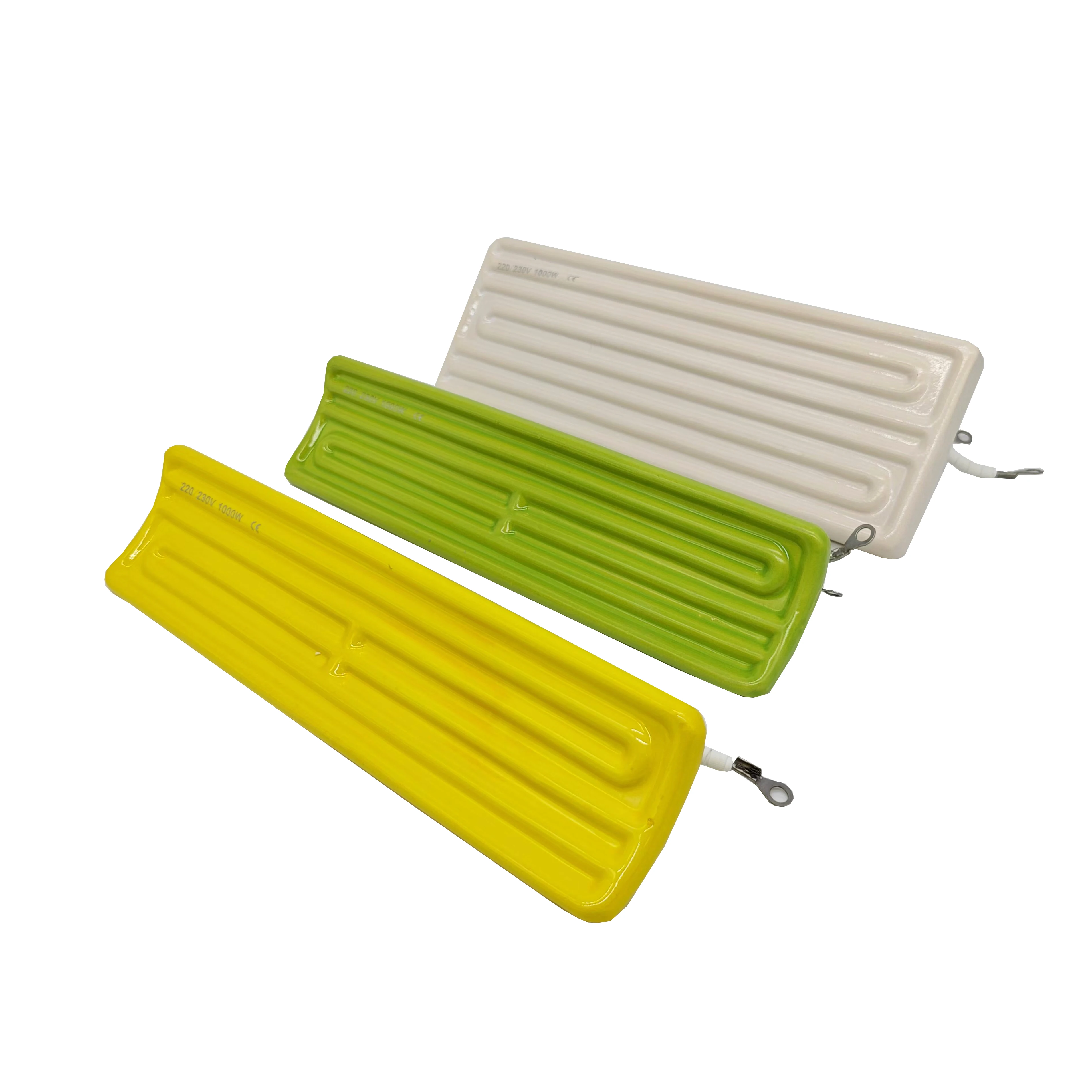 Flat-arc hollow infrared ceramic plate heaters for ovens Infrared emitters
