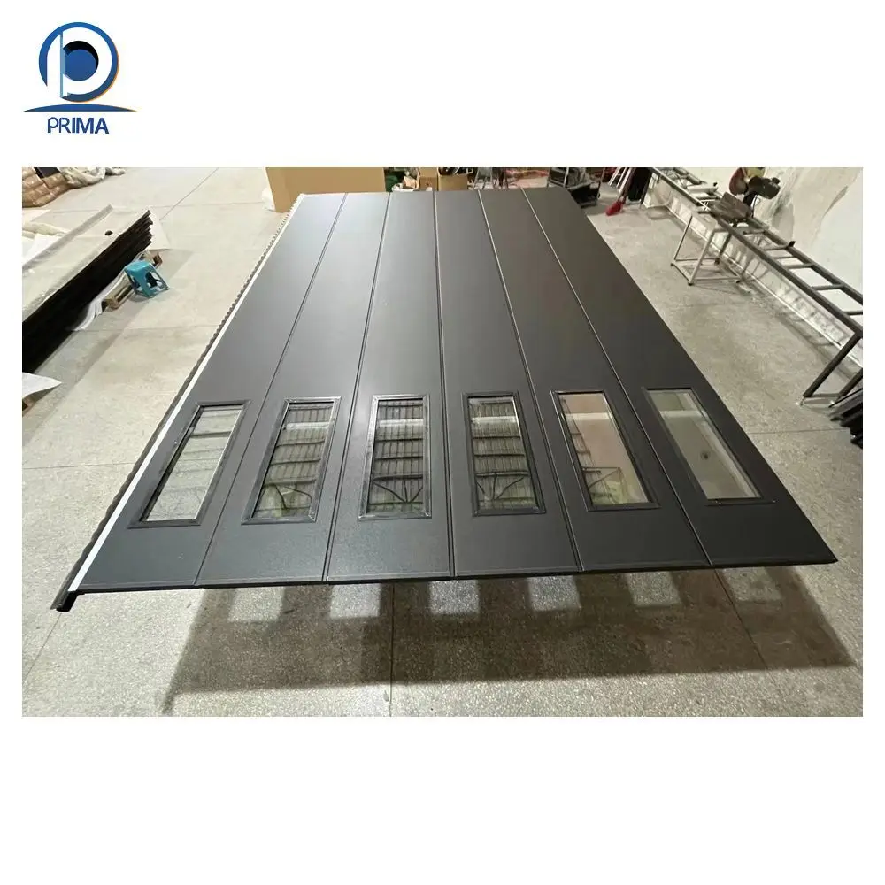 Prima 2024 Global Best-seller Eco-friendly Material Fashion Design Garage Door With Pedestrian Door