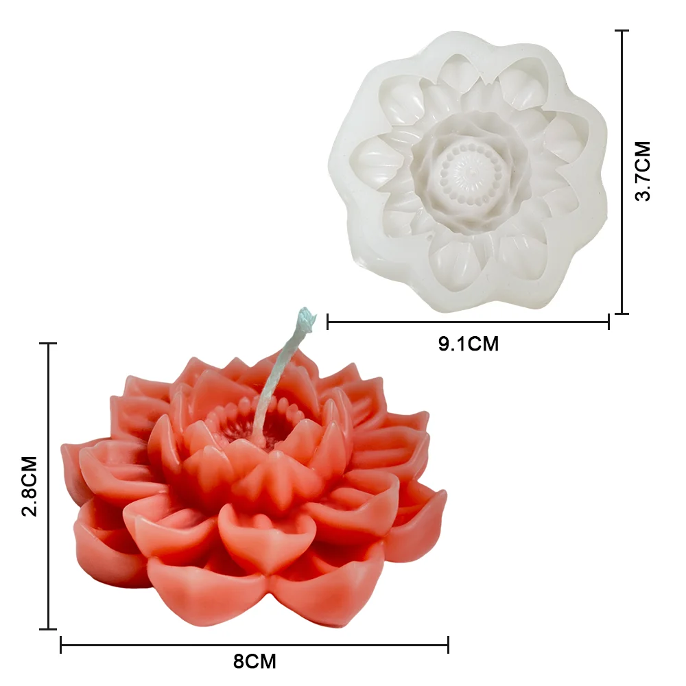 Форма для свечей в виде цветов
