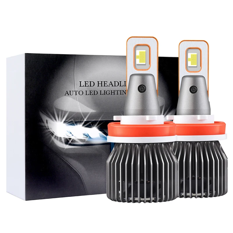 Auto Lighting System 25000 Lumens copper Cooling a6 h1 h4 H7  9005 Car 35W Led Headlight H11 with 9 LED chips