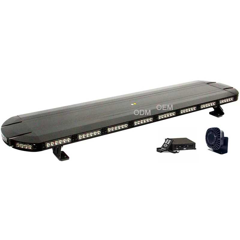 HS4140 LED Ambulance Vehicle Warning Light Bars Amber Double color LED warning police light bar