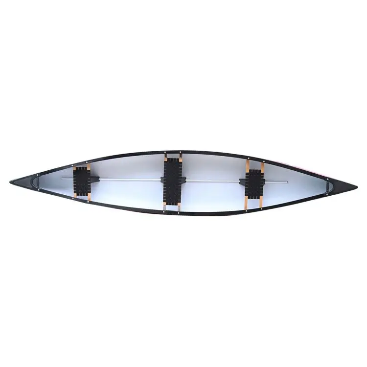 Newest wholesale plastic 2 seater liker canoe outrigger with engine