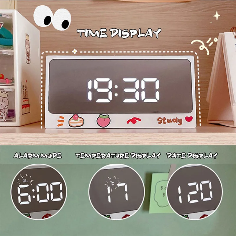 2022 sell like hot cakes digital led clock led lamp clock rechargeable alarm clock large digital led display