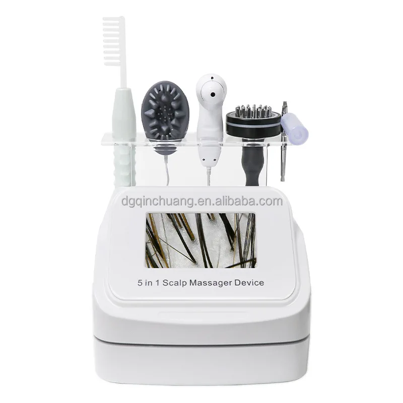5 in 1 Scalp Massager Device Hair Loss Treatment Professional Hair Scalp Care Massager For Hair Growth