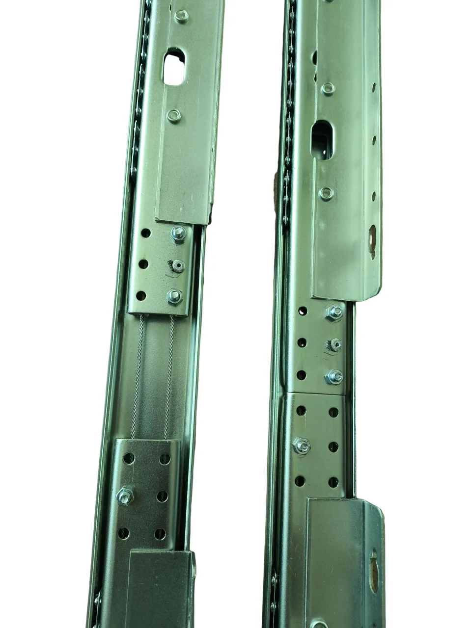 Silent Hidden Folding 5 In 1 Lifting Slide Rail Customizable Pull-Out Expansion For Multifunctional Dining Table Fittings