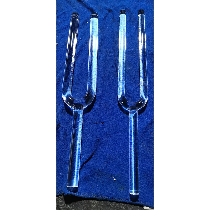 Kegunaan Garpu Tala  Healing Quartz Crystal Singing Tuning Forks Chakra Tuning Forks