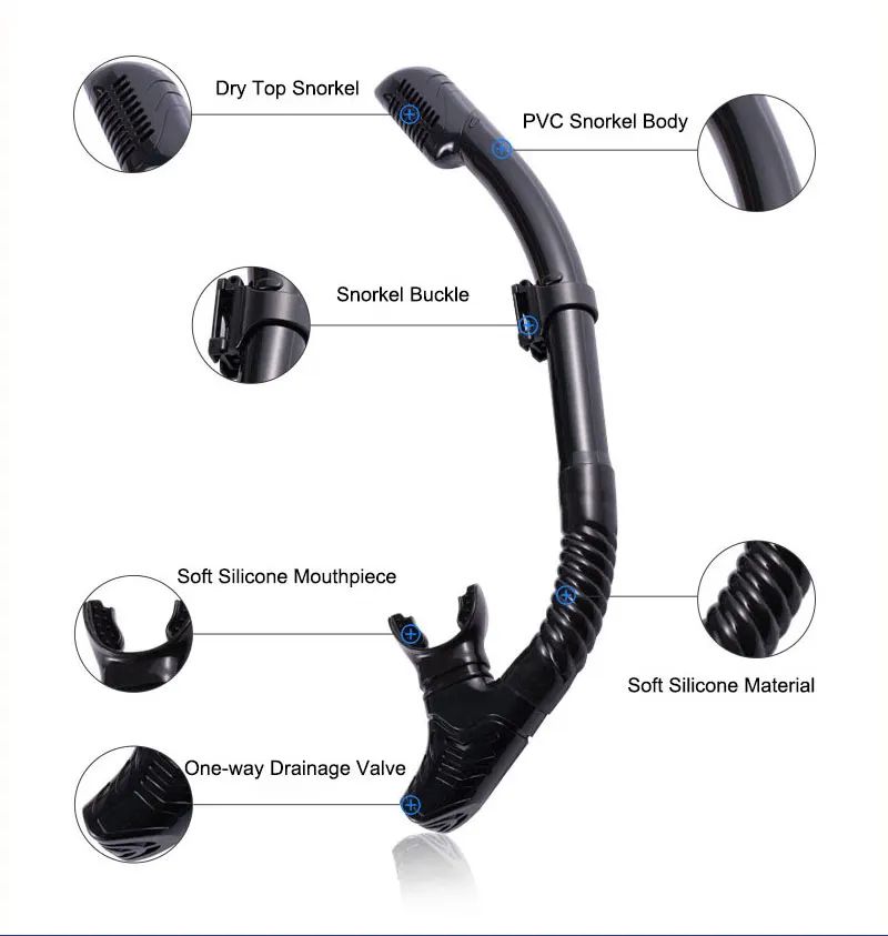 High Quality Scuba Mask Snorkel Diving Mask And Swim Flipper Set Manufacturer