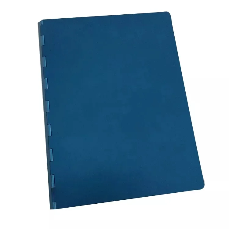 Custom Engraved Logo A4/A5/A6 Office Supply Printed Promotion 6-Rings Loose Leaf Aluminum Notebook Metal Cover Hardcover