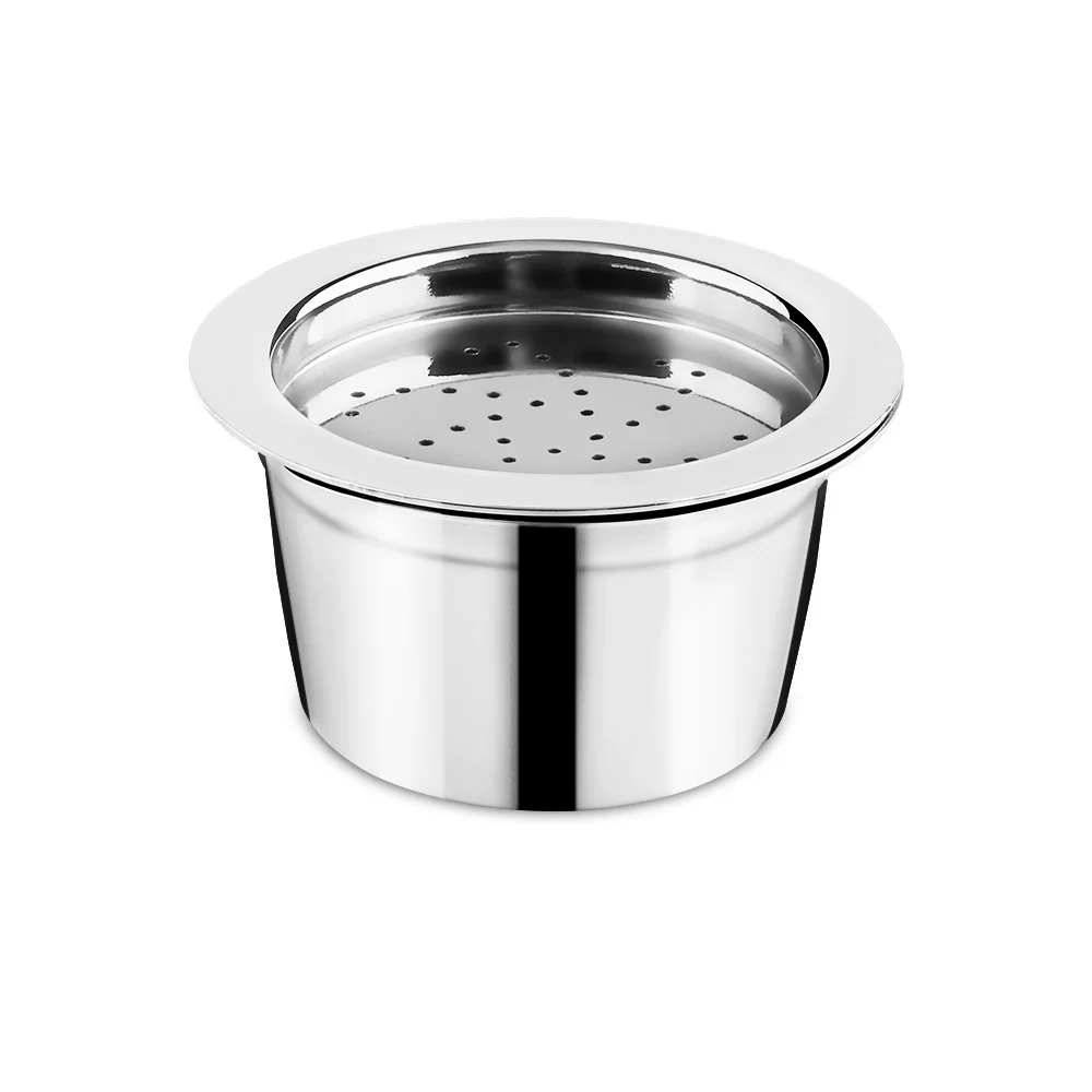 ICafilas New Stainless Steel Refillable Reusable Coffee Capsule  Filter for K Fee &Tchibo Cafissimo Cream Maker