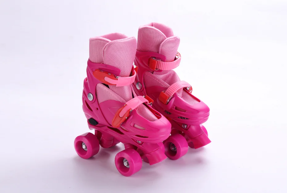Adjustable Quad Roller Skates for Boys Durable PVC Insole Material for Both Winter and Spring Seasons