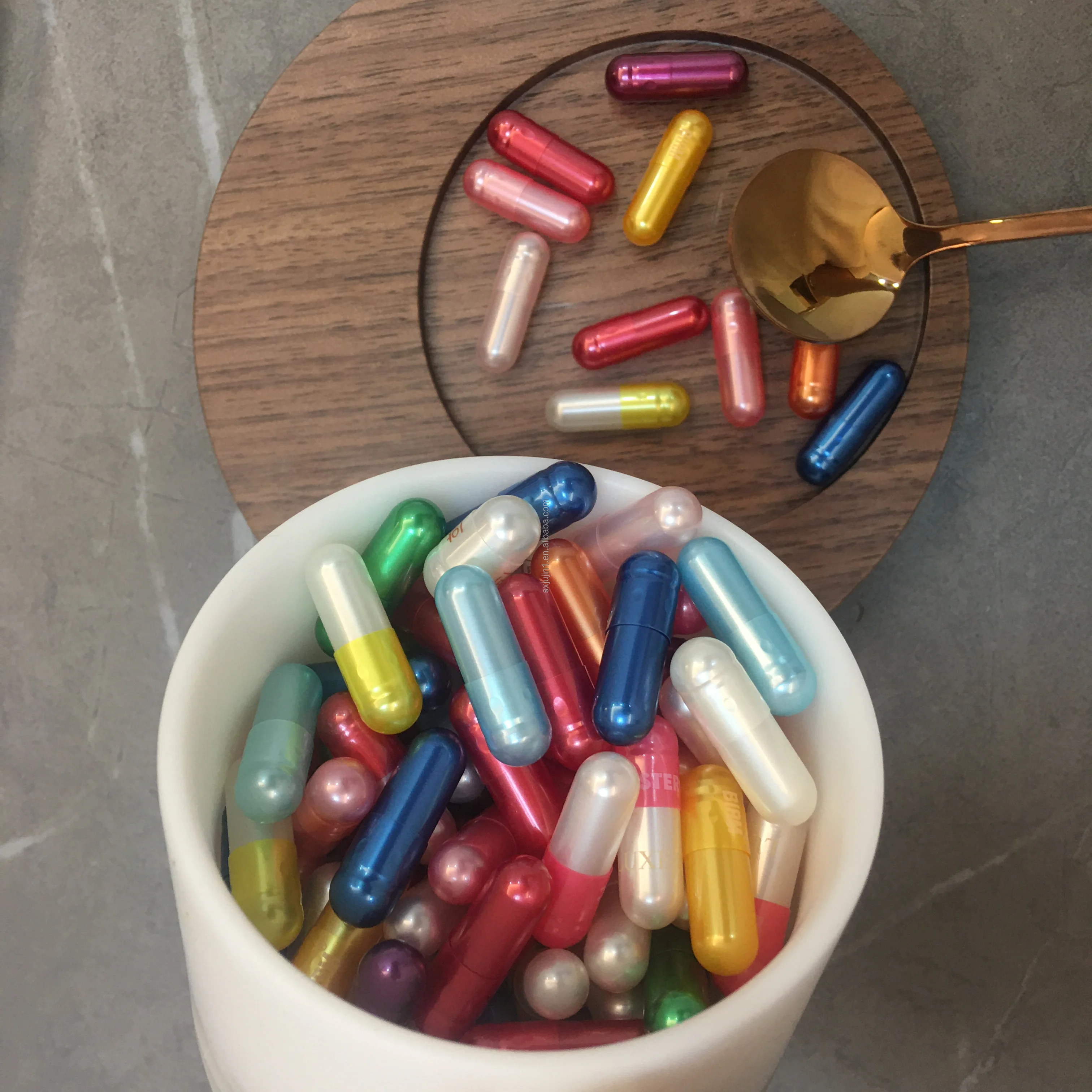 Customized Blue Separate Empty Capsule HPMC Raw Material Halal & GMP Certified