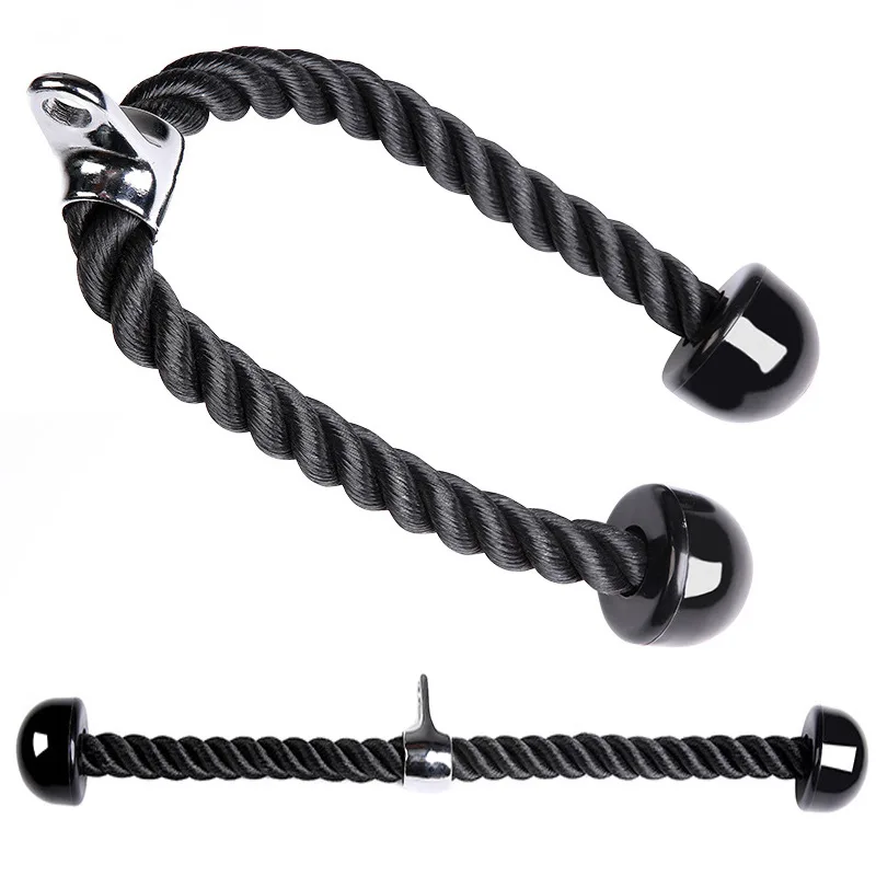 Strength training equipment accessories arm muscle body shaping tricep rope cable attachment