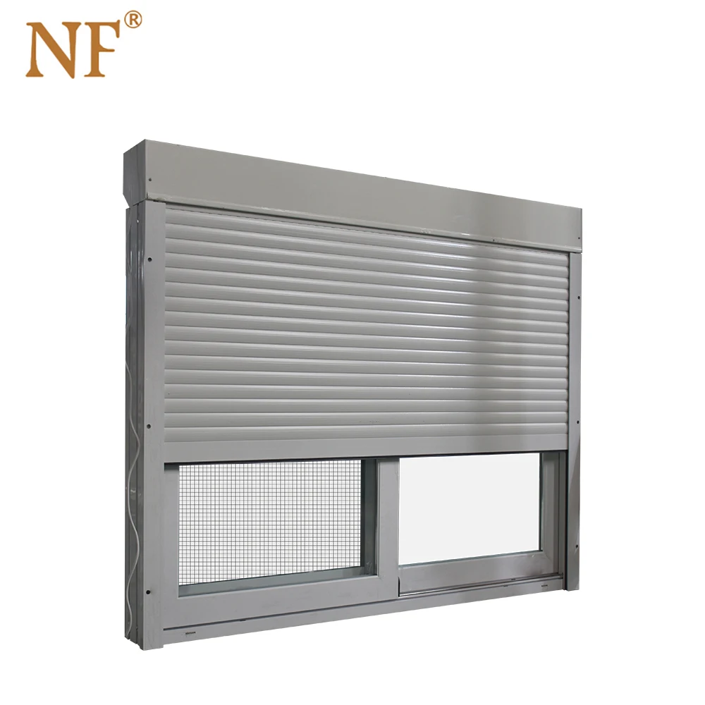 Aluminum roller shutter door