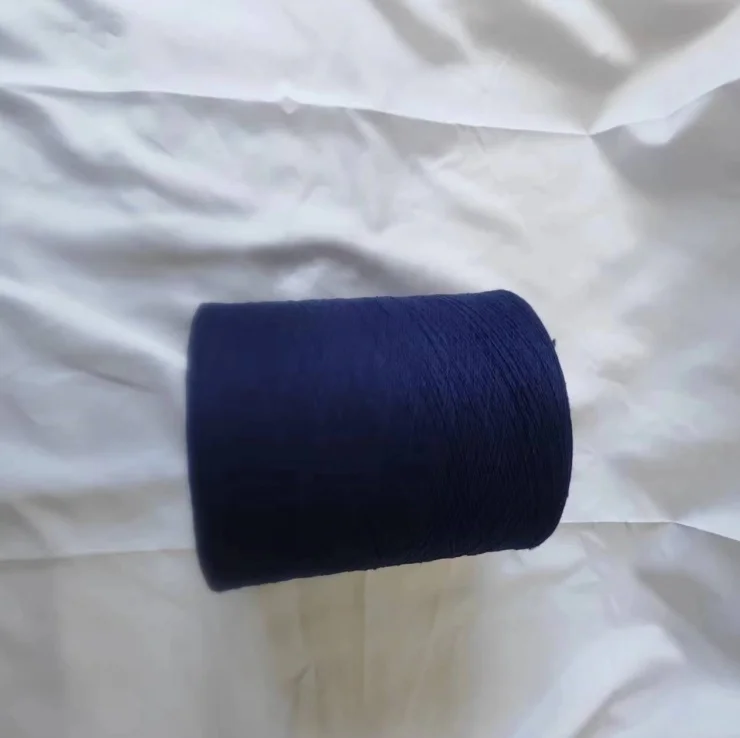 China Manufacturer recycled open end cotton polyester yarn for blanket and carpet