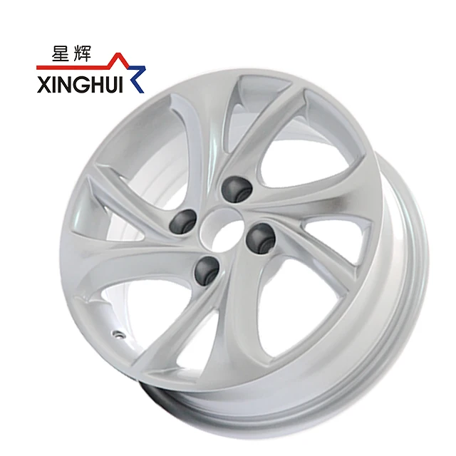 car rims 15 inch wheel for PEUGEOT silver 4 holes PCD 4x108 ET27 custom passenger car  alloy wheels