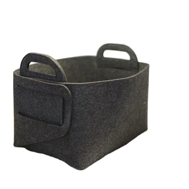 Factory sale Felt Storage Bin Collapsible Convenient Box Organizer Toy storage