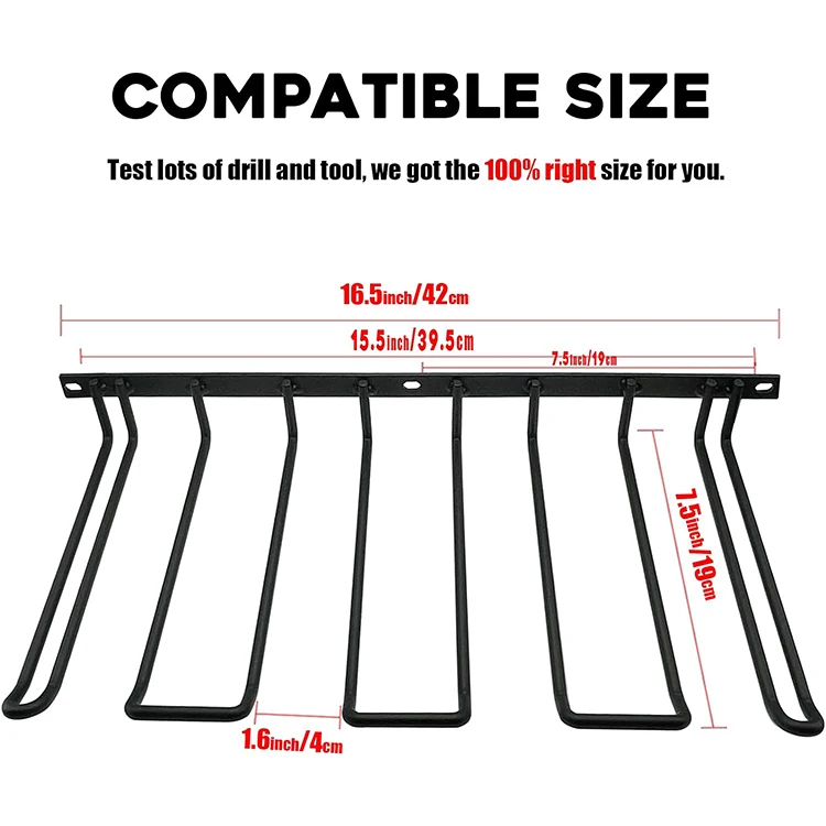 JH-Mech компактный стальной органайзер для гаражных инструментов настенный стеллаж хранения ручных и электроинструментов