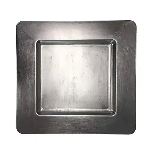 Best Quality Stainless Steel Custom Shape Serving Plate Rust Resistant Perfect for Home and Restaurant  Appetizers Snacks